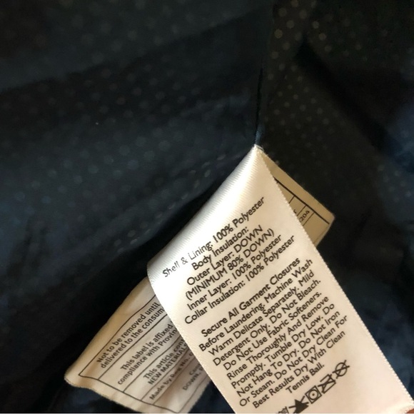 Eddie Bauer Down Quilted Puffer Vest Teal Blue Size Small - Picture 6 of 6